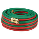 Manguera Oxicorte Con Conectores Grado R (1/4") 100 Pies De Largo  (30M) Conexiones 9/16".