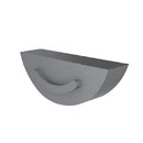 SIDE PLATE, For Round Glass Clip (GC.500 Series), SS-304, SATIN.