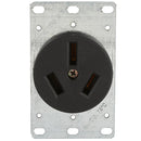 Toma Corriente  Industrial De Trabajo Pesado. Conexion Nema 10-50P. 50A-220Volt. 60 Hz - 3 Polos.