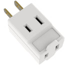 Toma Corriente Triple  Sin Tierra. Nema 1-15 P. 15A-125Volt. 60Hz - 2 Polos. Material De Plastico