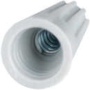 100 Wire Nuts. Color GRIS. Tapa Enroscable Para Cable Electrico 16# A 18#. Material Plastico.